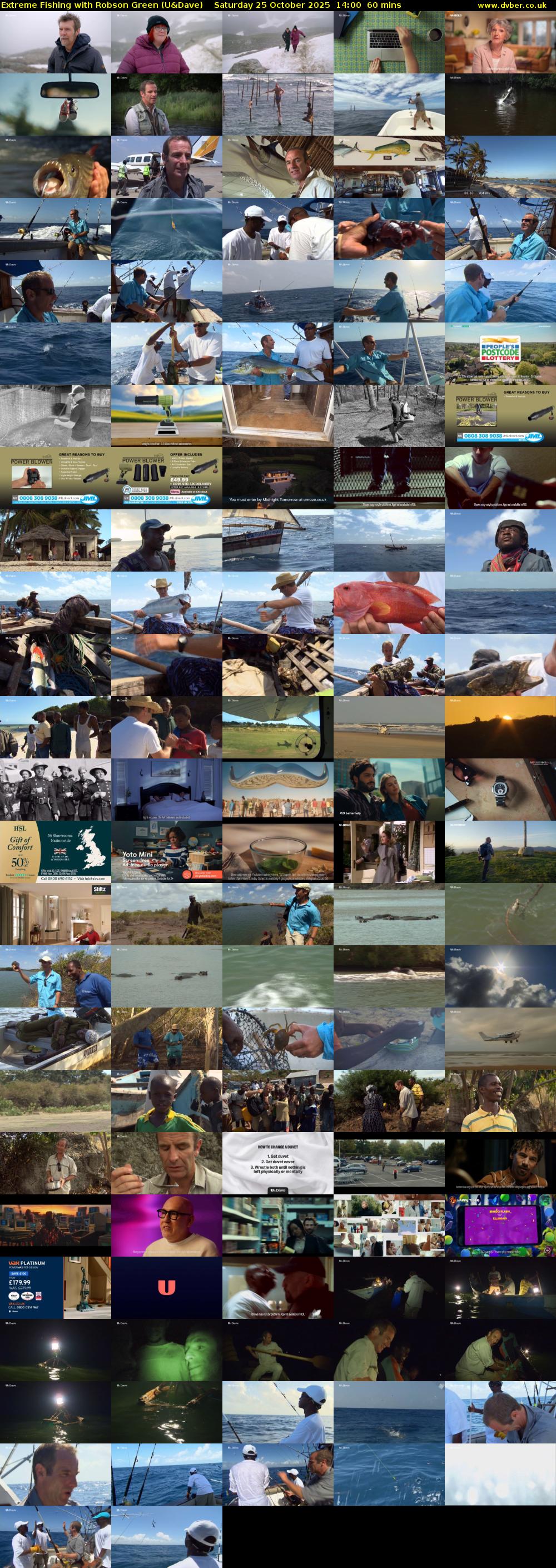 Extreme Fishing with Robson Green (U&Dave) Saturday 25 October 2025 14:00 - 15:00