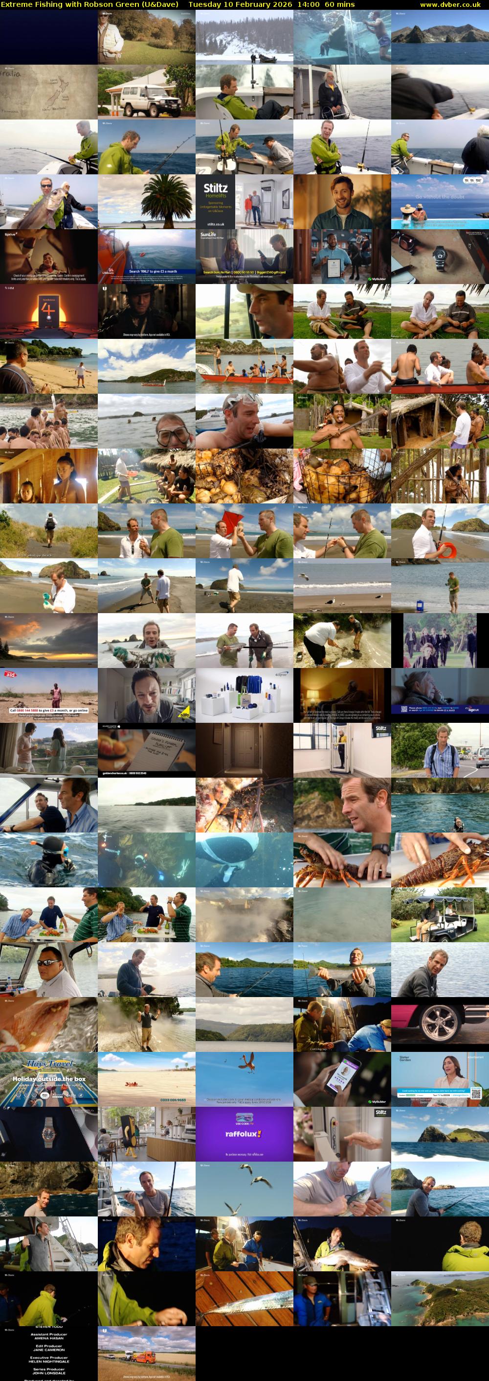 Extreme Fishing with Robson Green (U&Dave) Tuesday 10 February 2026 14:00 - 15:00