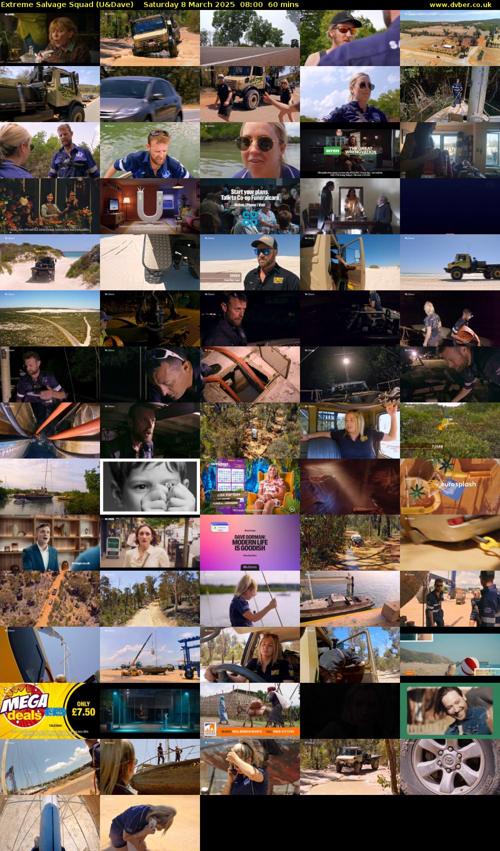Extreme Salvage Squad (U&Dave) Saturday 8 March 2025 08:00 - 09:00