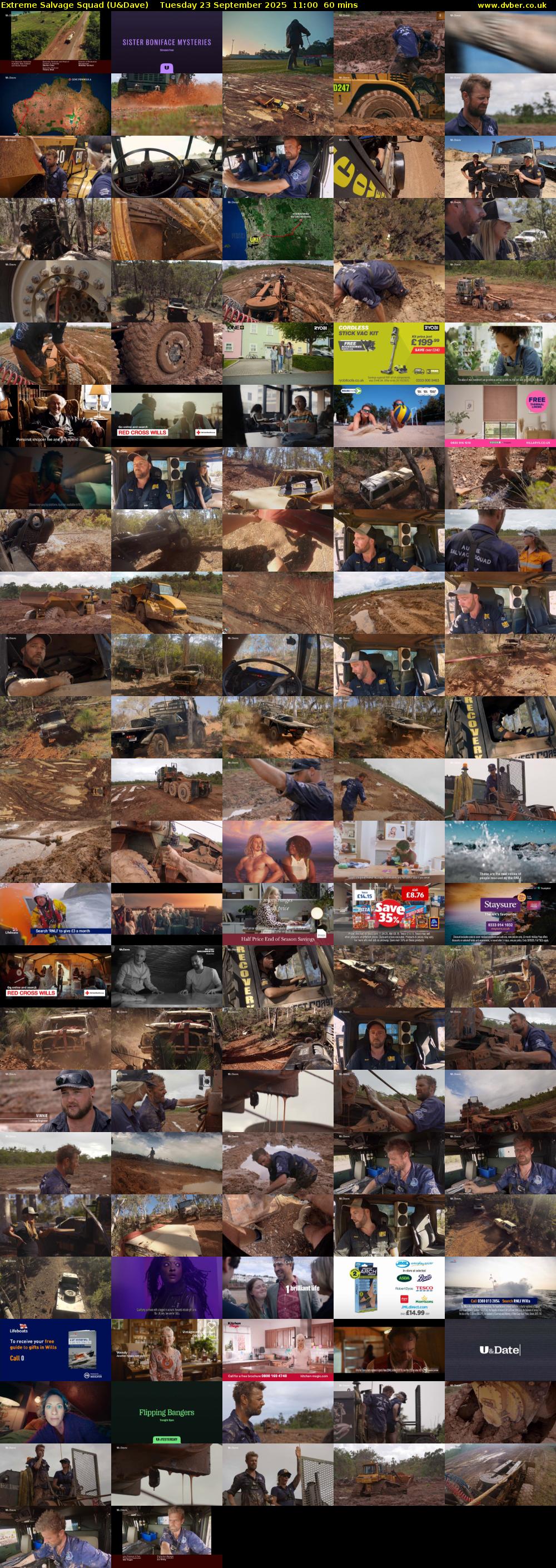 Extreme Salvage Squad (U&Dave) Tuesday 23 September 2025 11:00 - 12:00