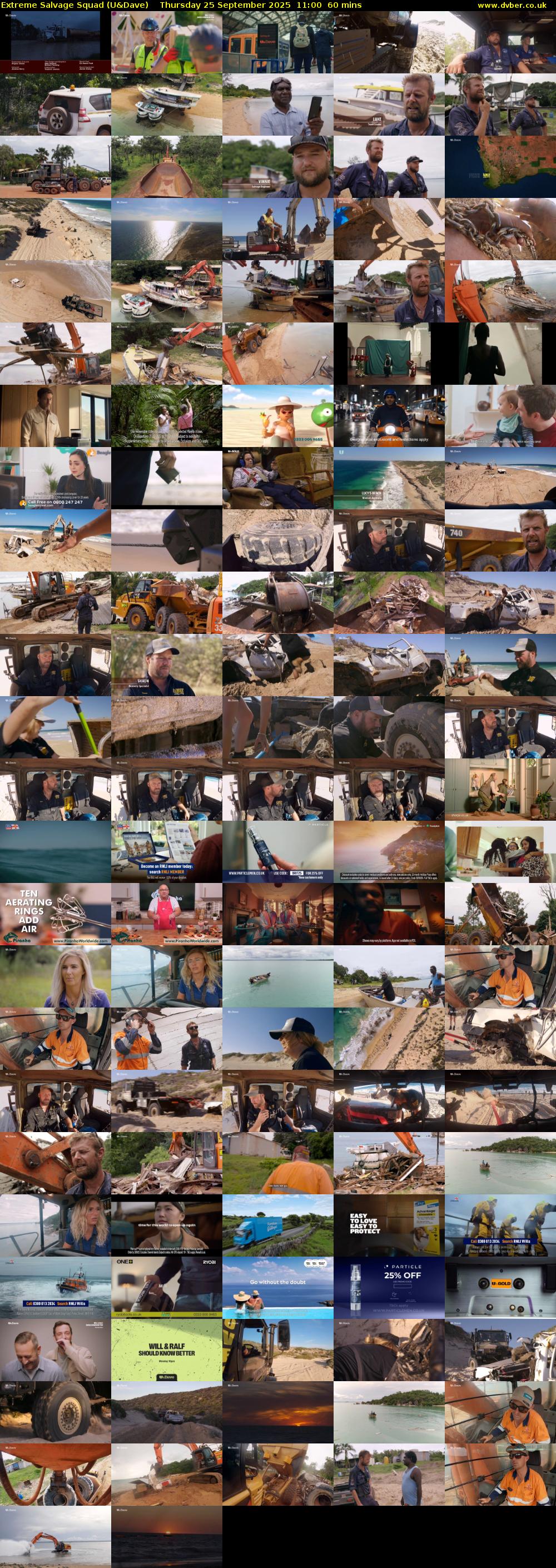 Extreme Salvage Squad (U&Dave) Thursday 25 September 2025 11:00 - 12:00