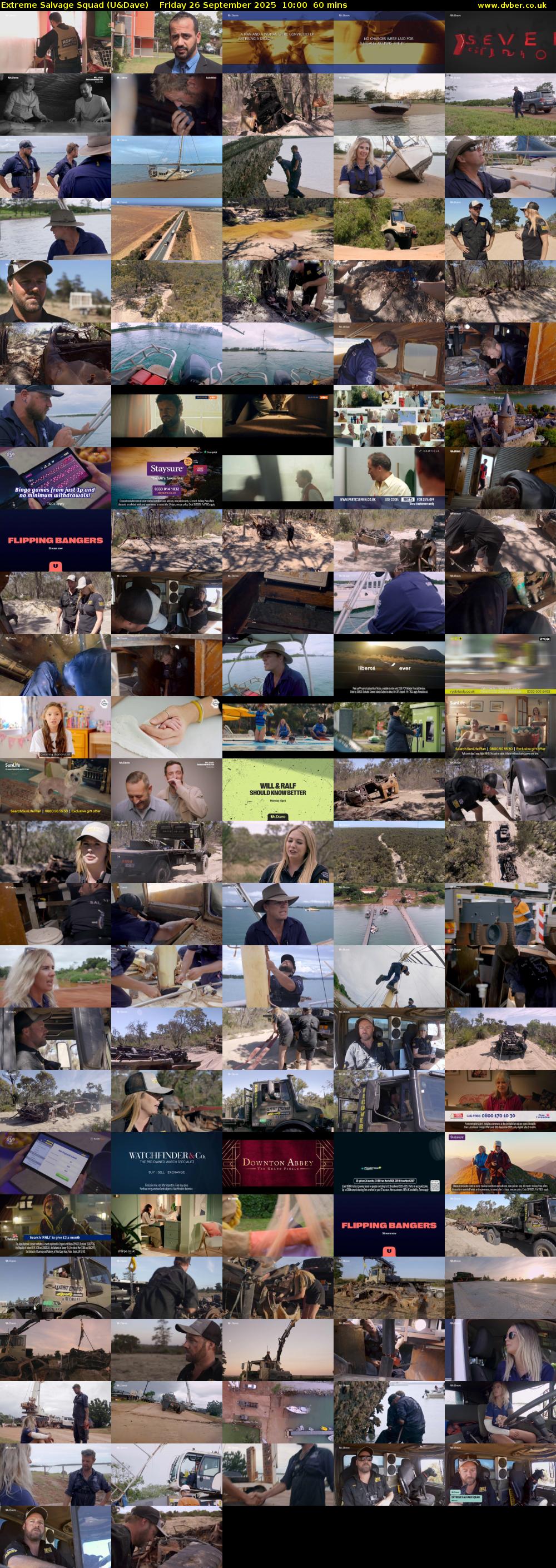 Extreme Salvage Squad (U&Dave) Friday 26 September 2025 10:00 - 11:00