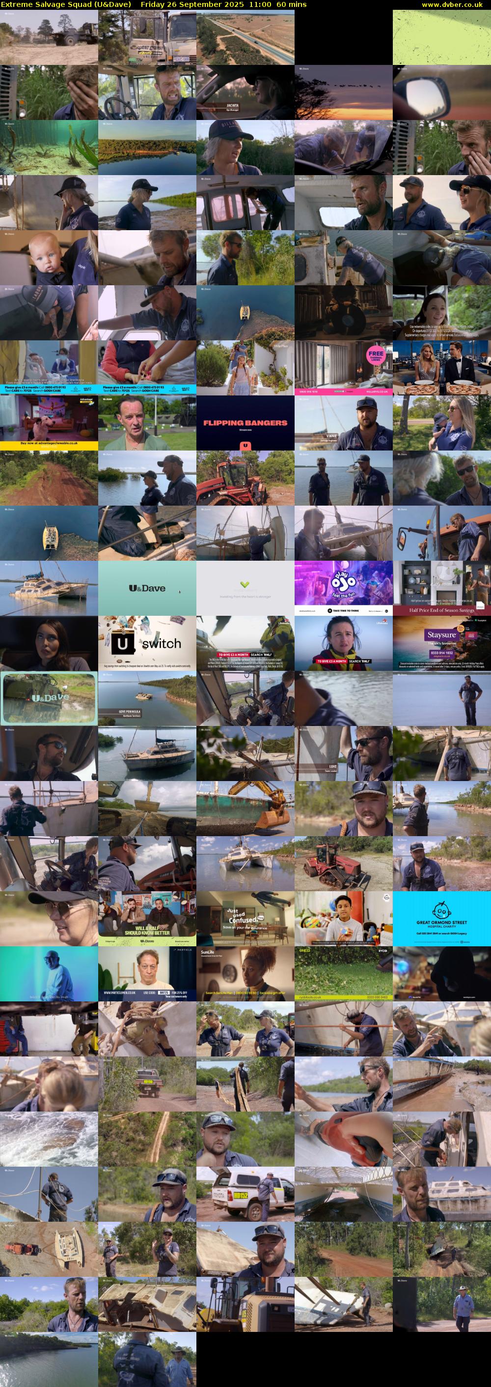 Extreme Salvage Squad (U&Dave) Friday 26 September 2025 11:00 - 12:00