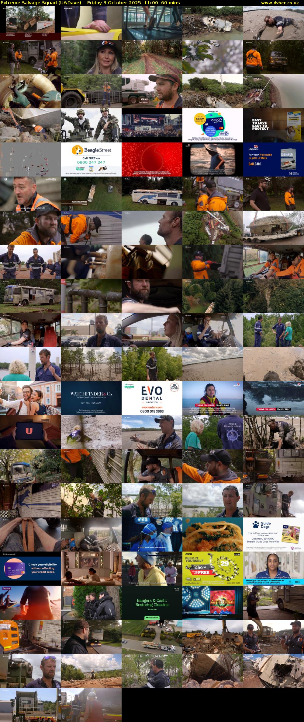 Extreme Salvage Squad (U&Dave) Friday 3 October 2025 11:00 - 12:00