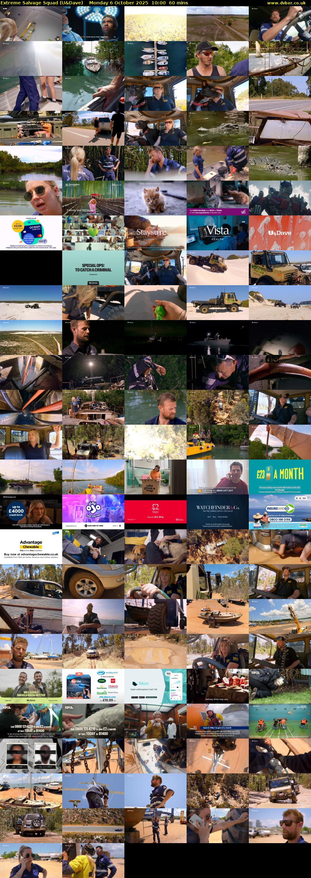 Extreme Salvage Squad (U&Dave) Monday 6 October 2025 10:00 - 11:00