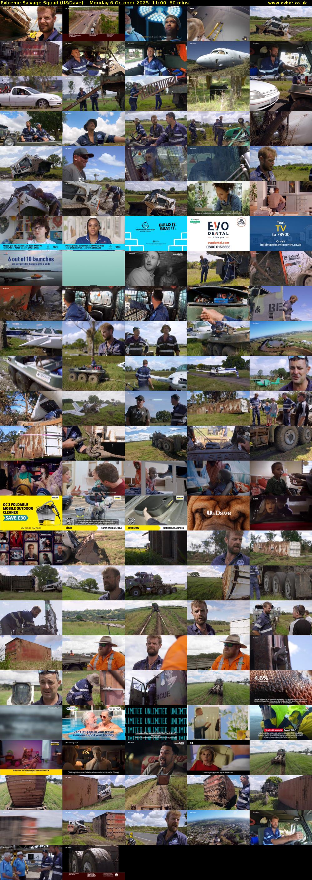 Extreme Salvage Squad (U&Dave) Monday 6 October 2025 11:00 - 12:00