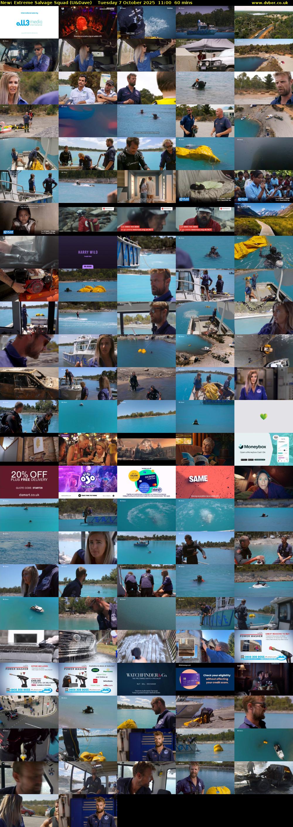 Extreme Salvage Squad (U&Dave) Tuesday 7 October 2025 11:00 - 12:00