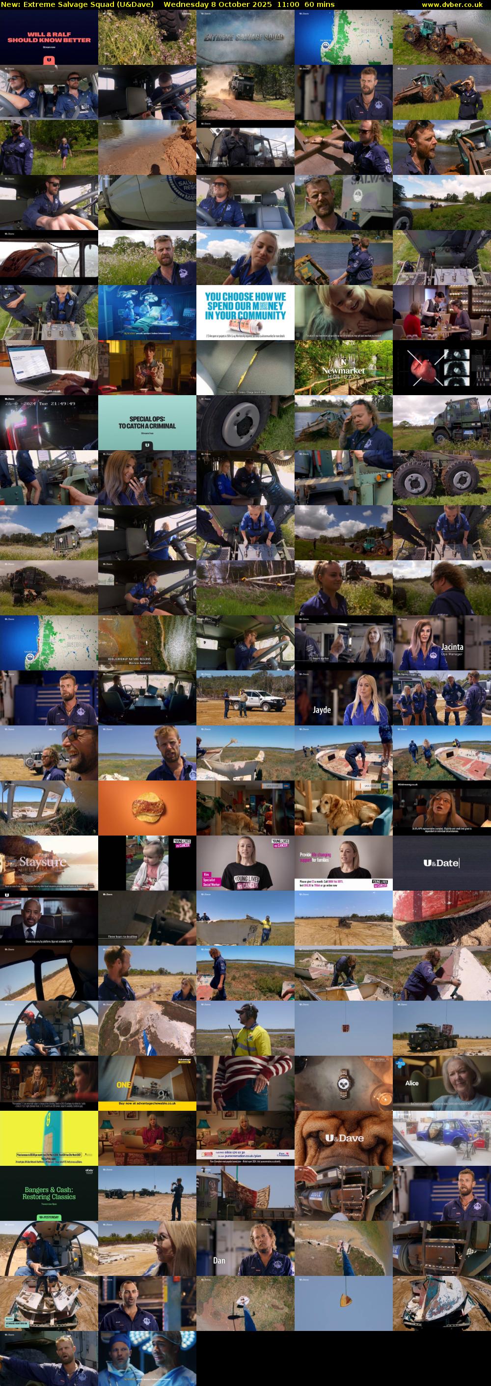 Extreme Salvage Squad (U&Dave) Wednesday 8 October 2025 11:00 - 12:00