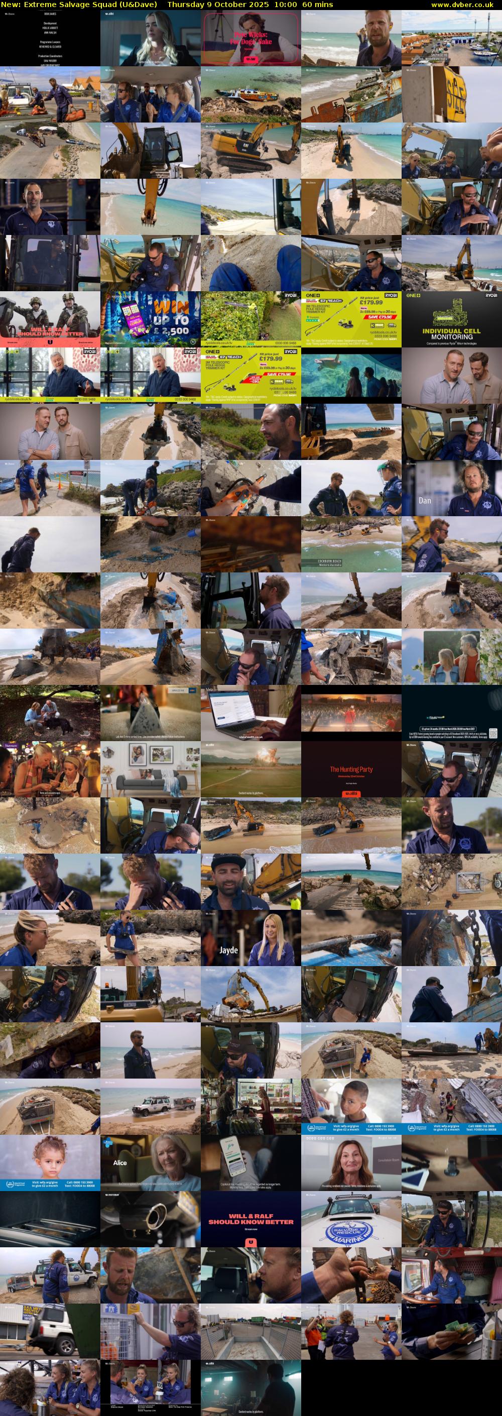 Extreme Salvage Squad (U&Dave) Thursday 9 October 2025 10:00 - 11:00