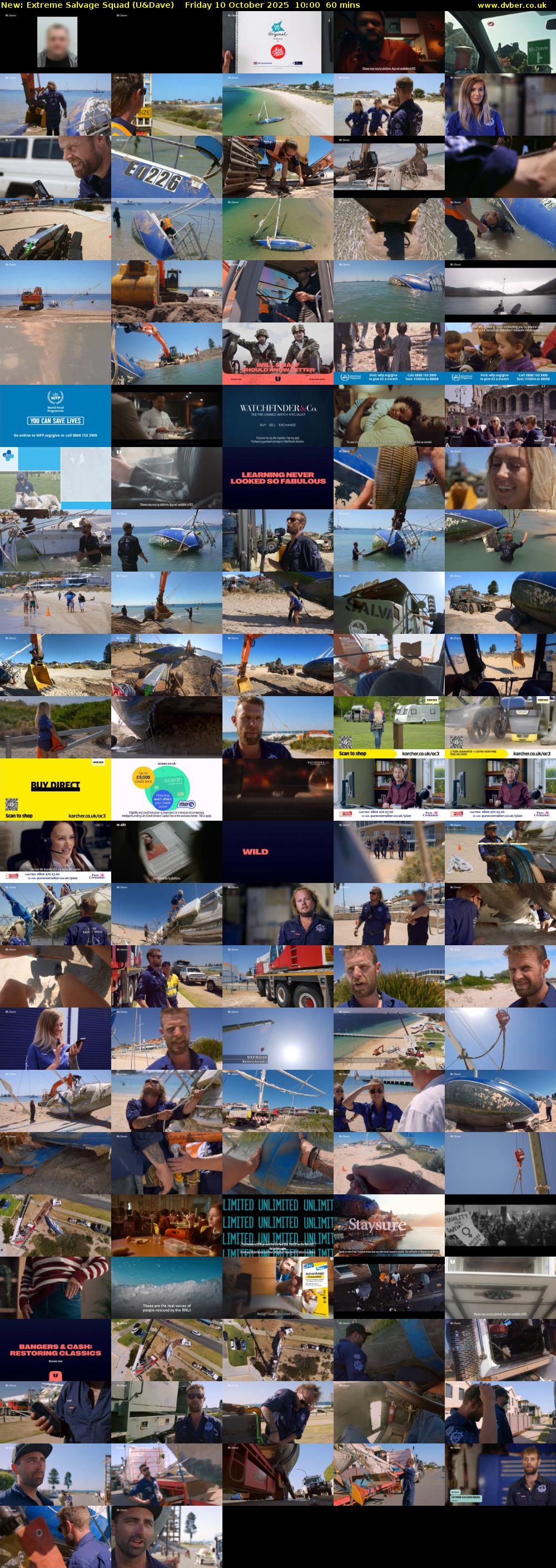 Extreme Salvage Squad (U&Dave) Friday 10 October 2025 10:00 - 11:00