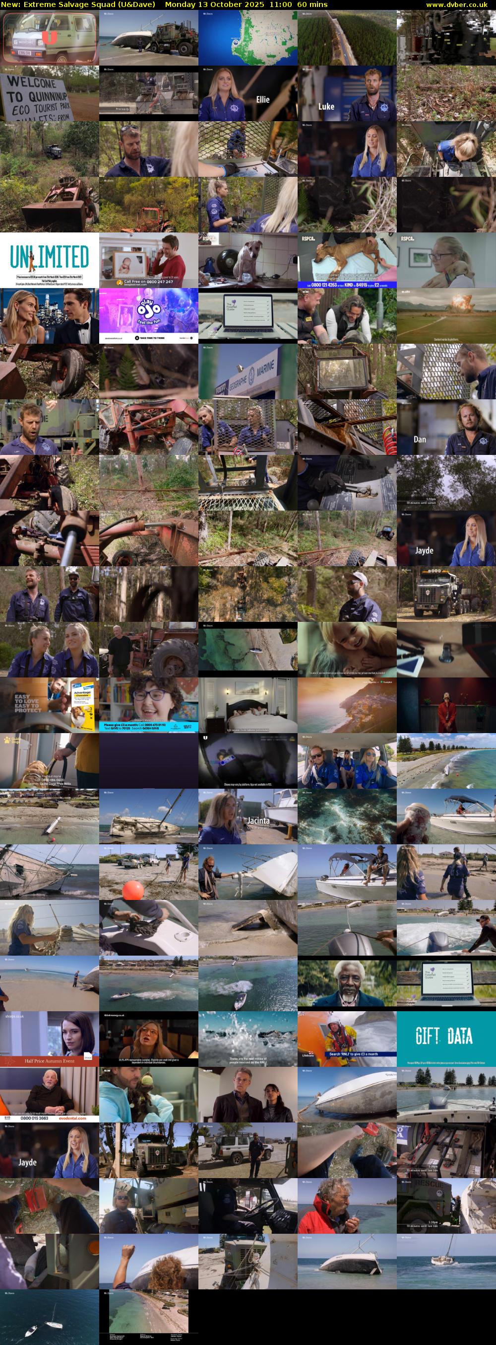 Extreme Salvage Squad (U&Dave) Monday 13 October 2025 11:00 - 12:00