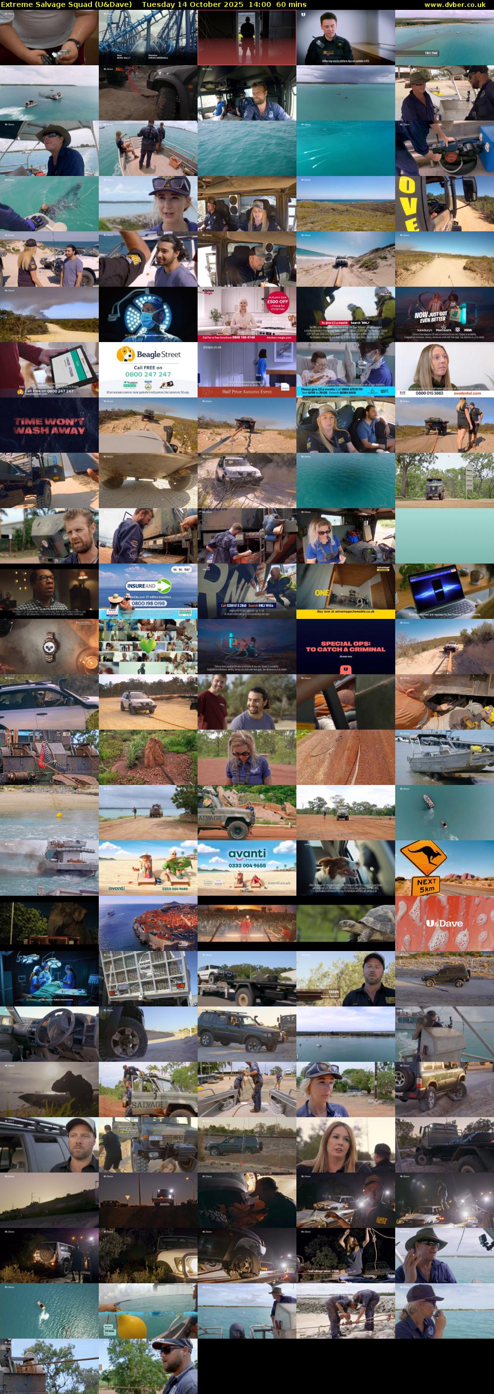 Extreme Salvage Squad (U&Dave) Tuesday 14 October 2025 14:00 - 15:00