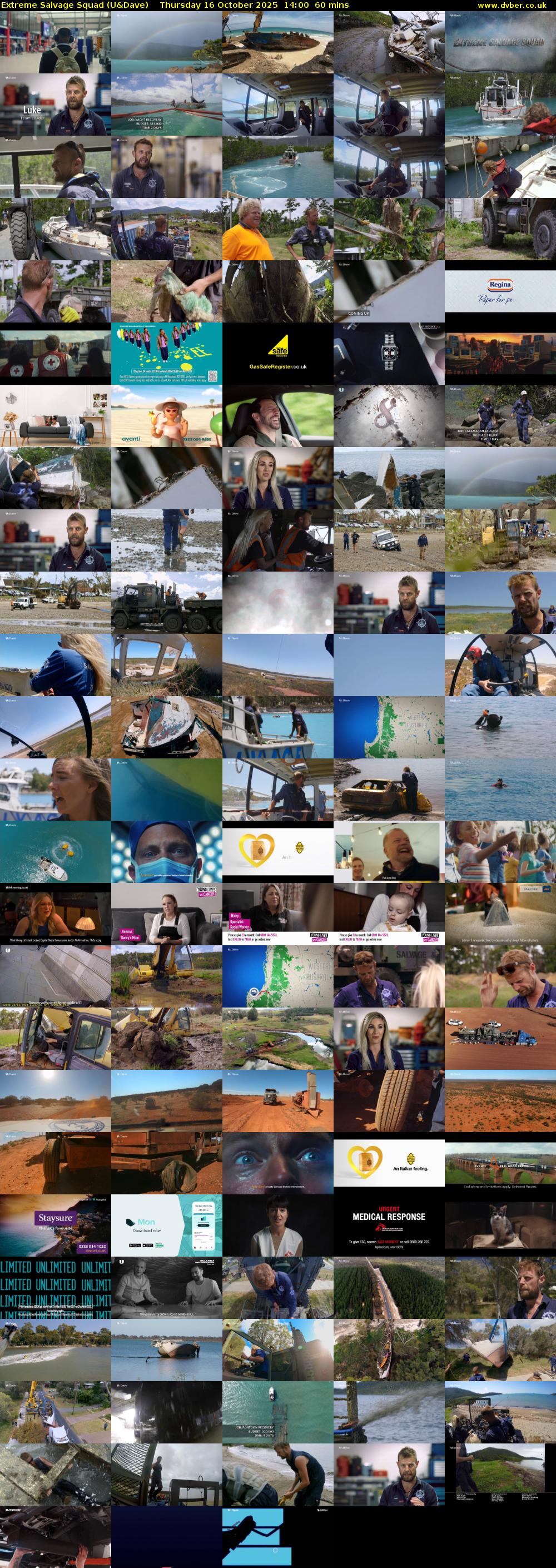 Extreme Salvage Squad (U&Dave) Thursday 16 October 2025 14:00 - 15:00