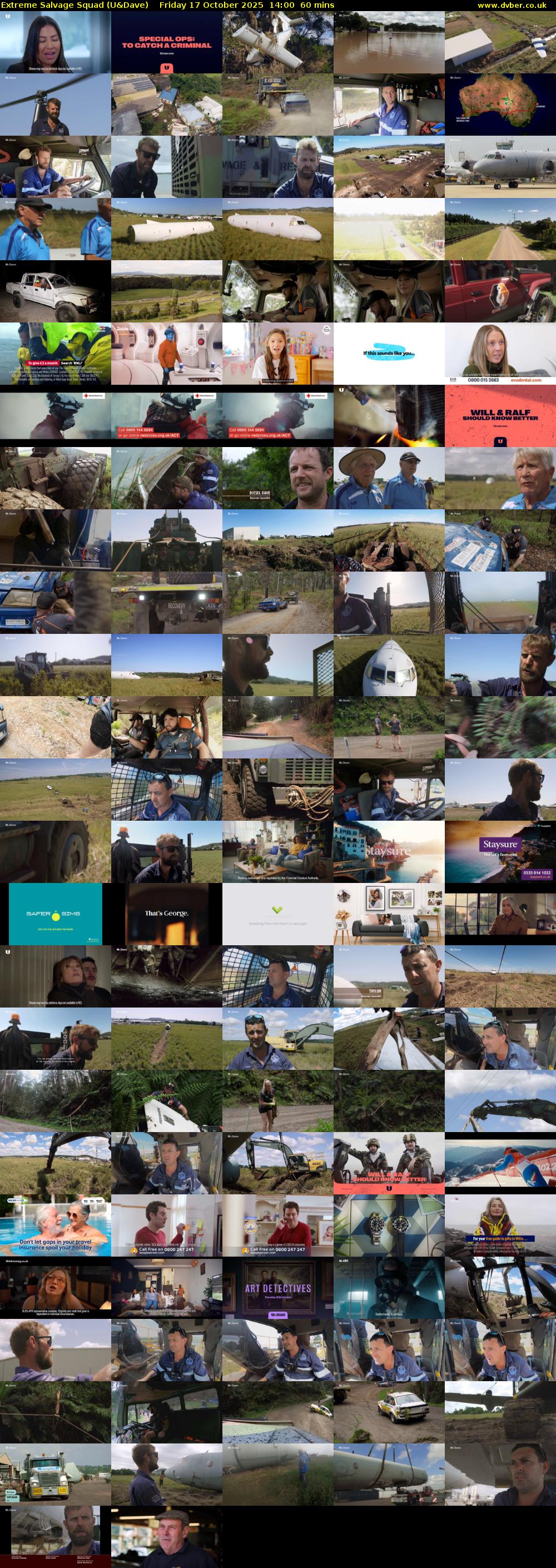 Extreme Salvage Squad (U&Dave) Friday 17 October 2025 14:00 - 15:00