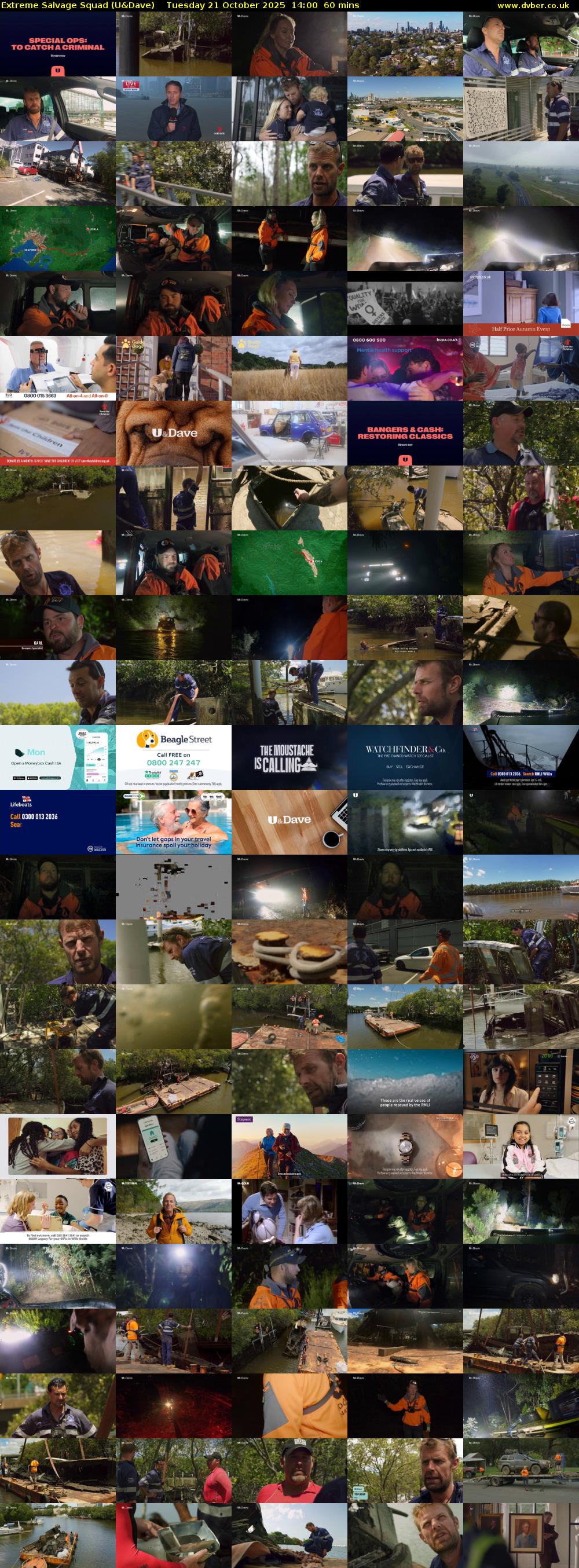 Extreme Salvage Squad (U&Dave) Tuesday 21 October 2025 14:00 - 15:00