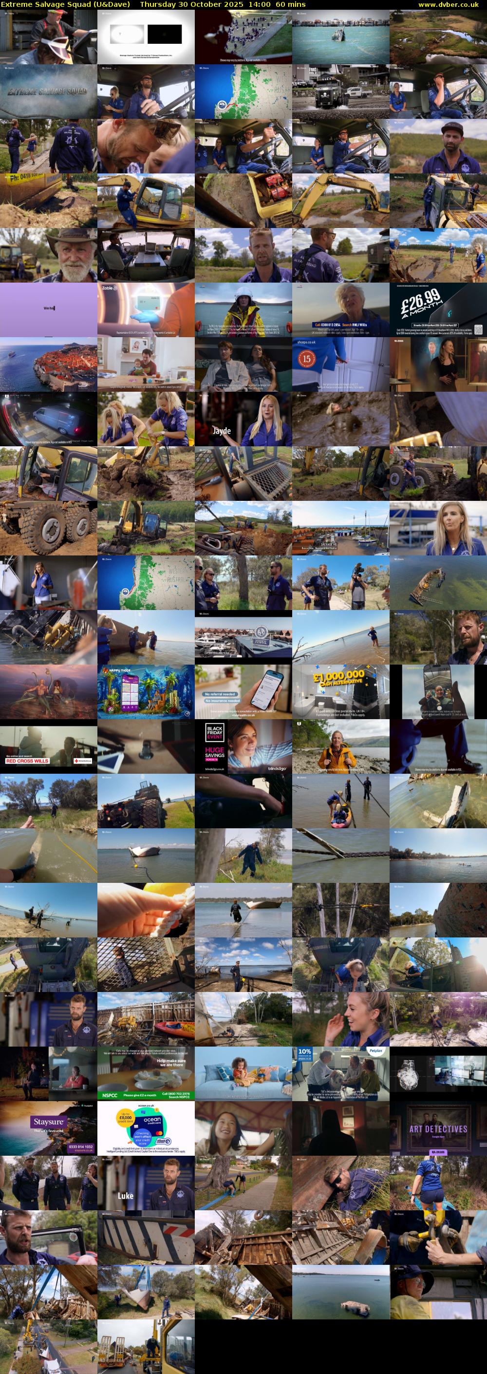 Extreme Salvage Squad (U&Dave) Thursday 30 October 2025 14:00 - 15:00