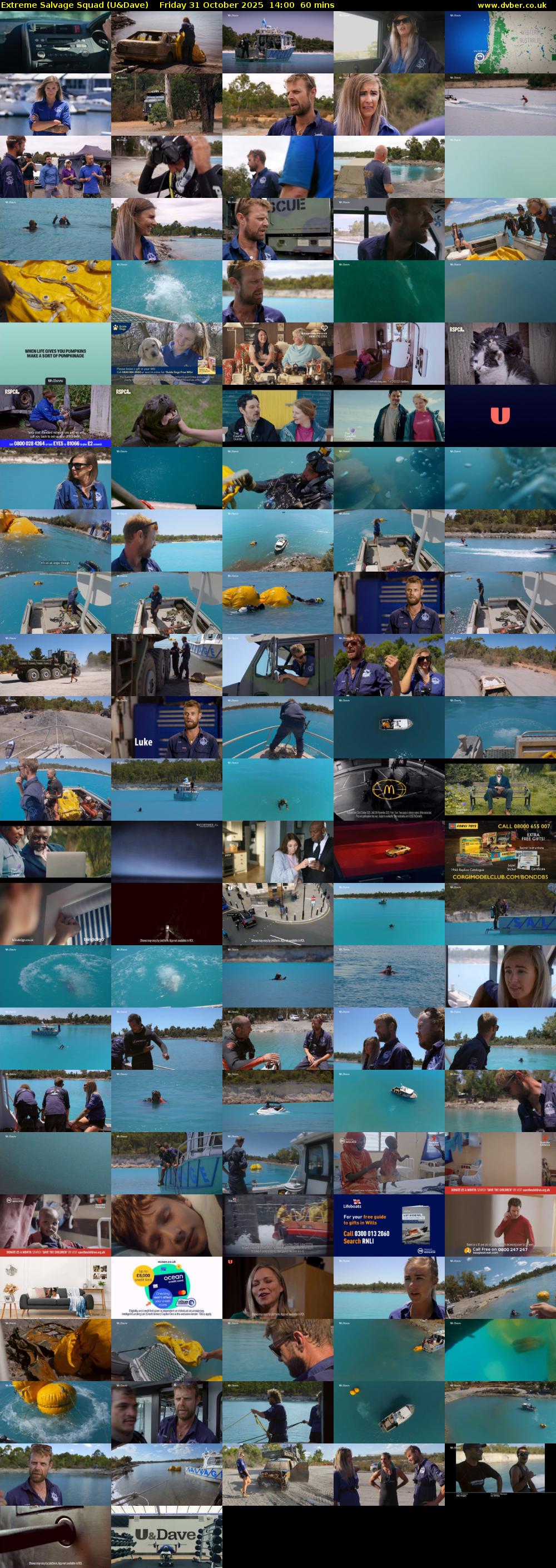 Extreme Salvage Squad (U&Dave) Friday 31 October 2025 14:00 - 15:00