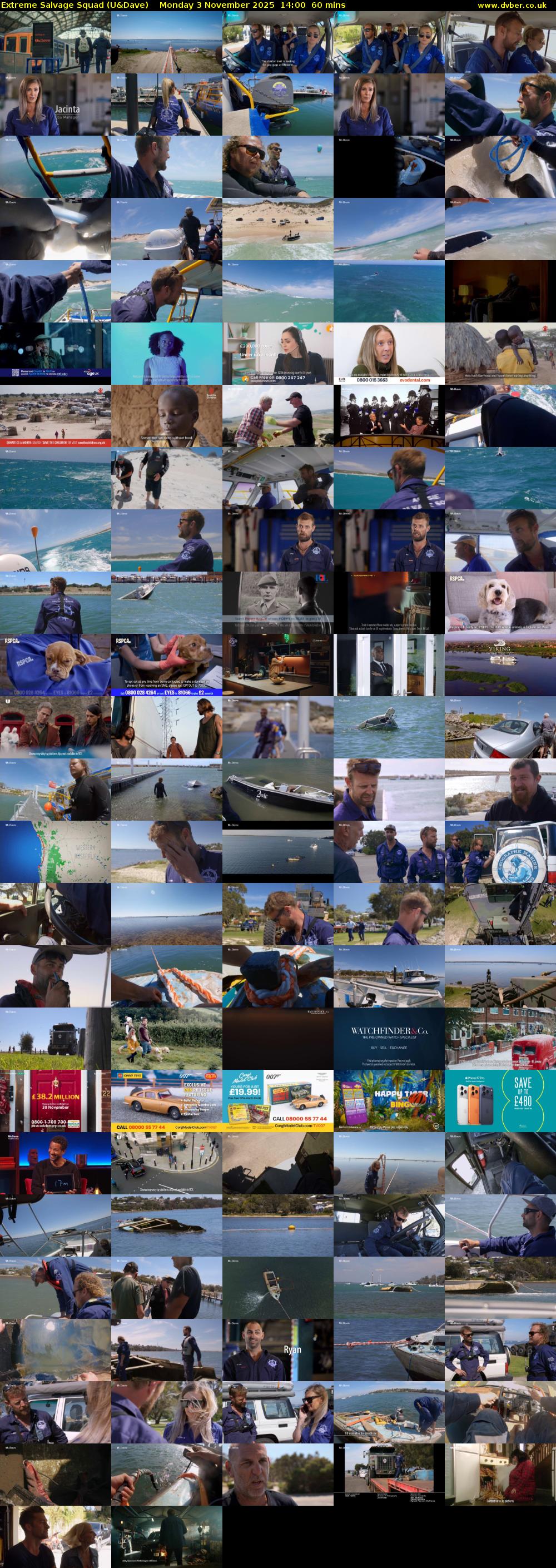 Extreme Salvage Squad (U&Dave) Monday 3 November 2025 14:00 - 15:00