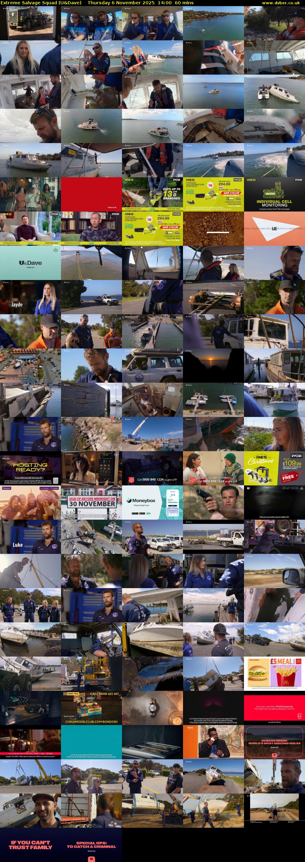 Extreme Salvage Squad (U&Dave) Thursday 6 November 2025 14:00 - 15:00