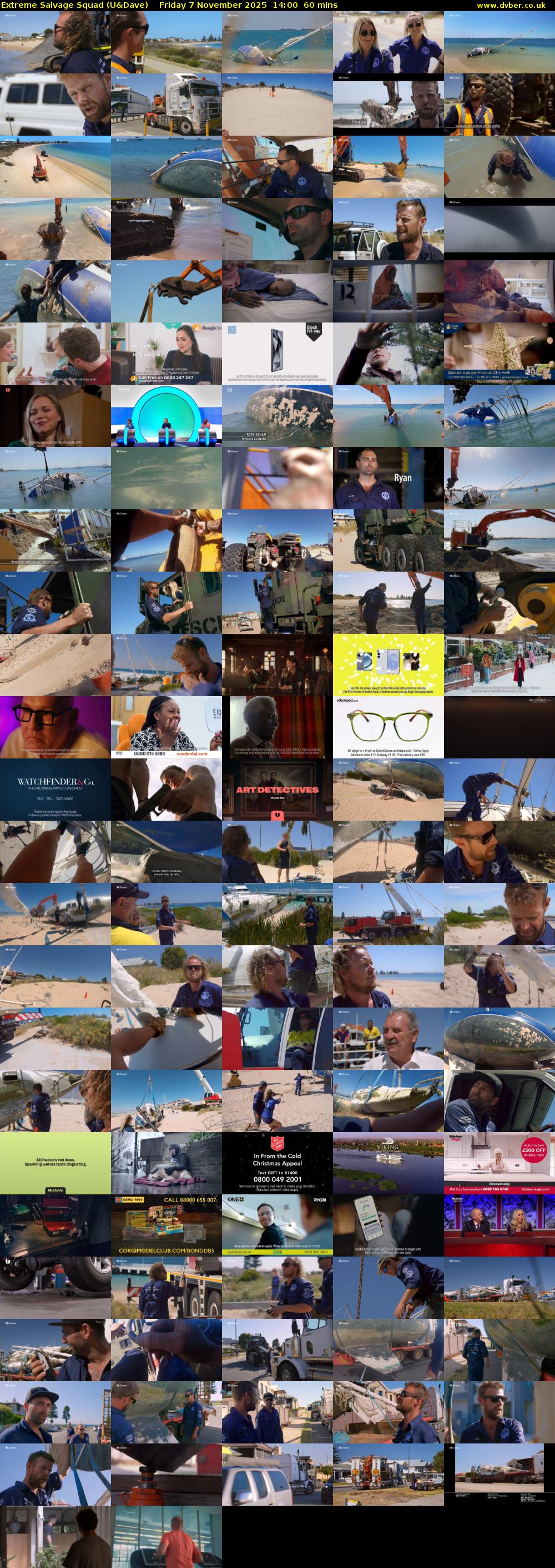 Extreme Salvage Squad (U&Dave) Friday 7 November 2025 14:00 - 15:00