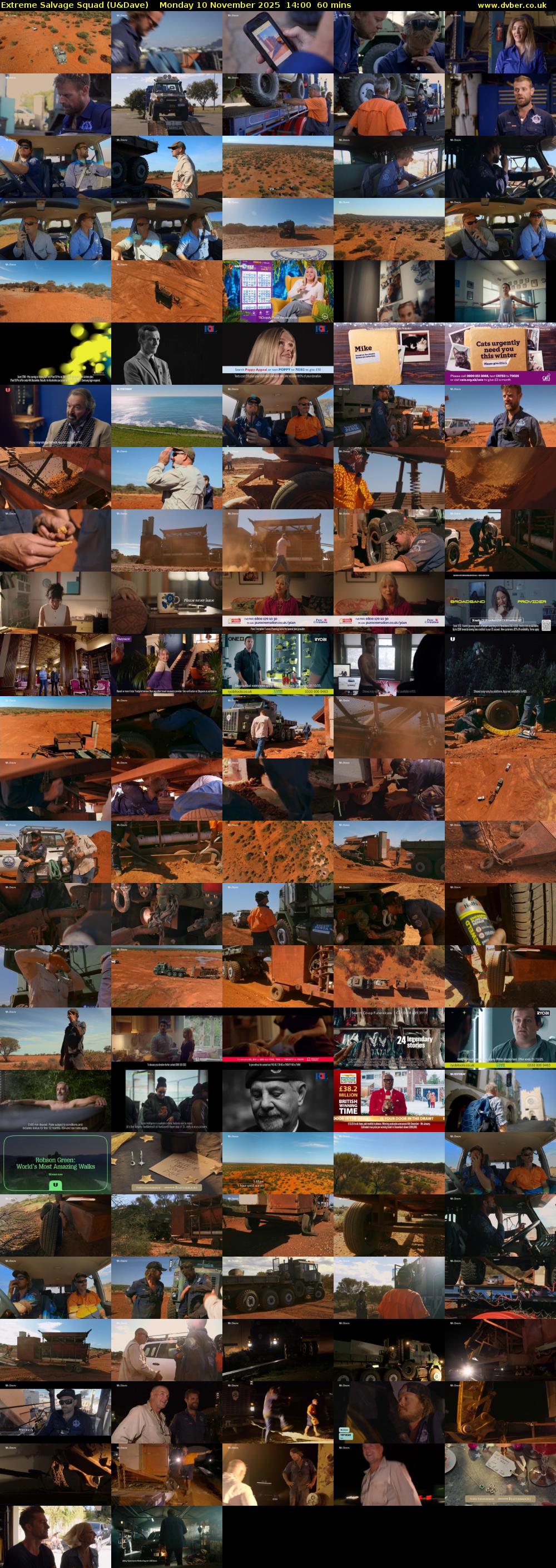 Extreme Salvage Squad (U&Dave) Monday 10 November 2025 14:00 - 15:00