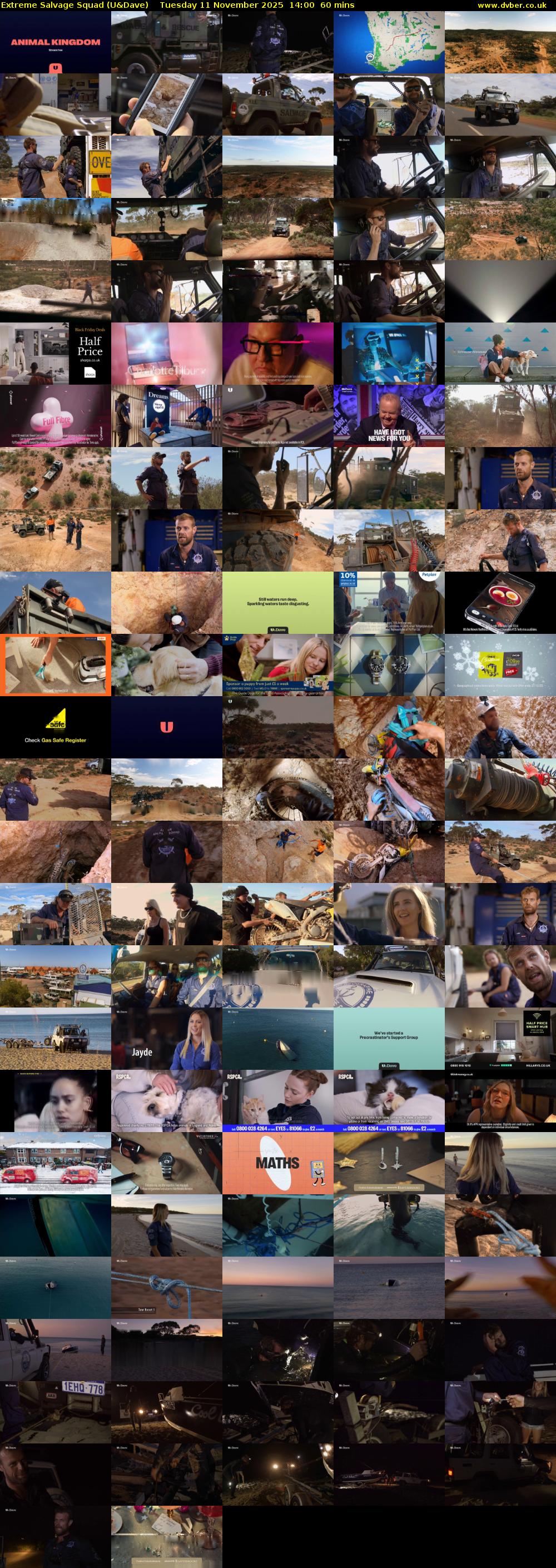 Extreme Salvage Squad (U&Dave) Tuesday 11 November 2025 14:00 - 15:00