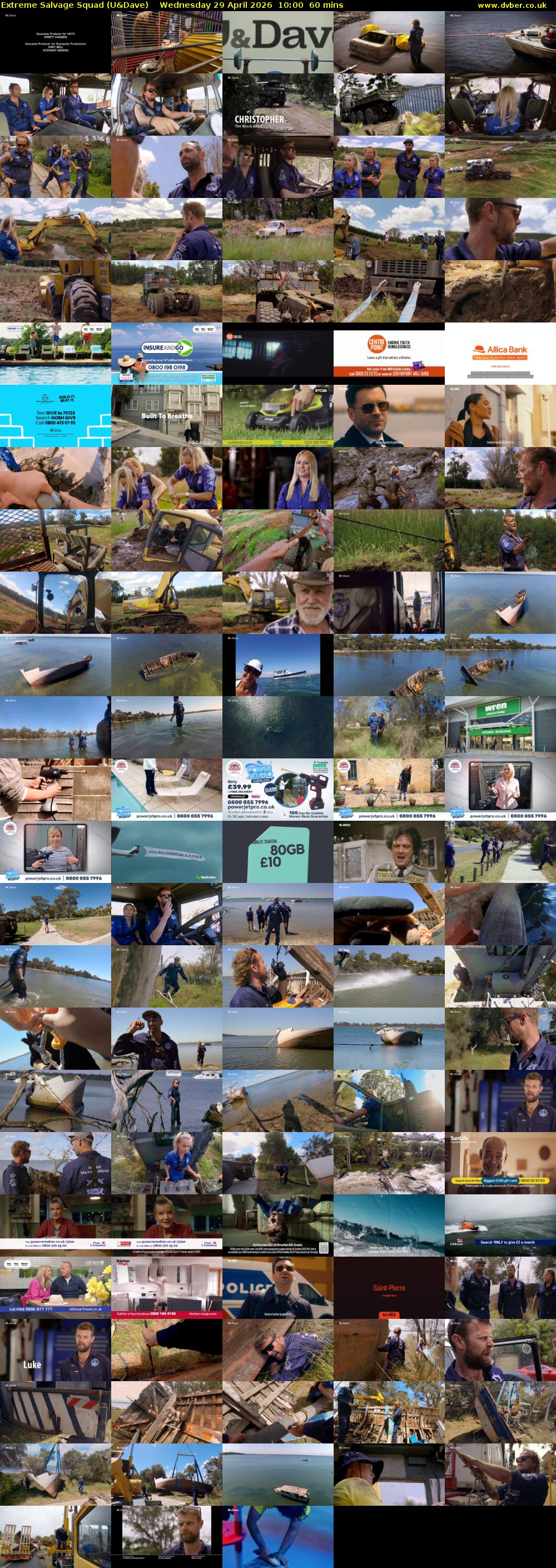 Extreme Salvage Squad (U&Dave) Wednesday 29 April 2026 10:00 - 11:00