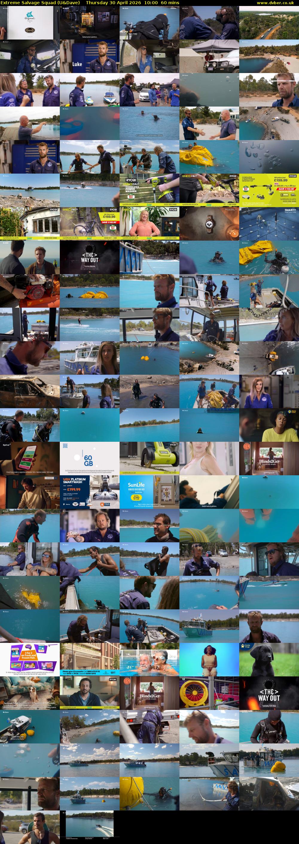 Extreme Salvage Squad (U&Dave) Thursday 30 April 2026 10:00 - 11:00