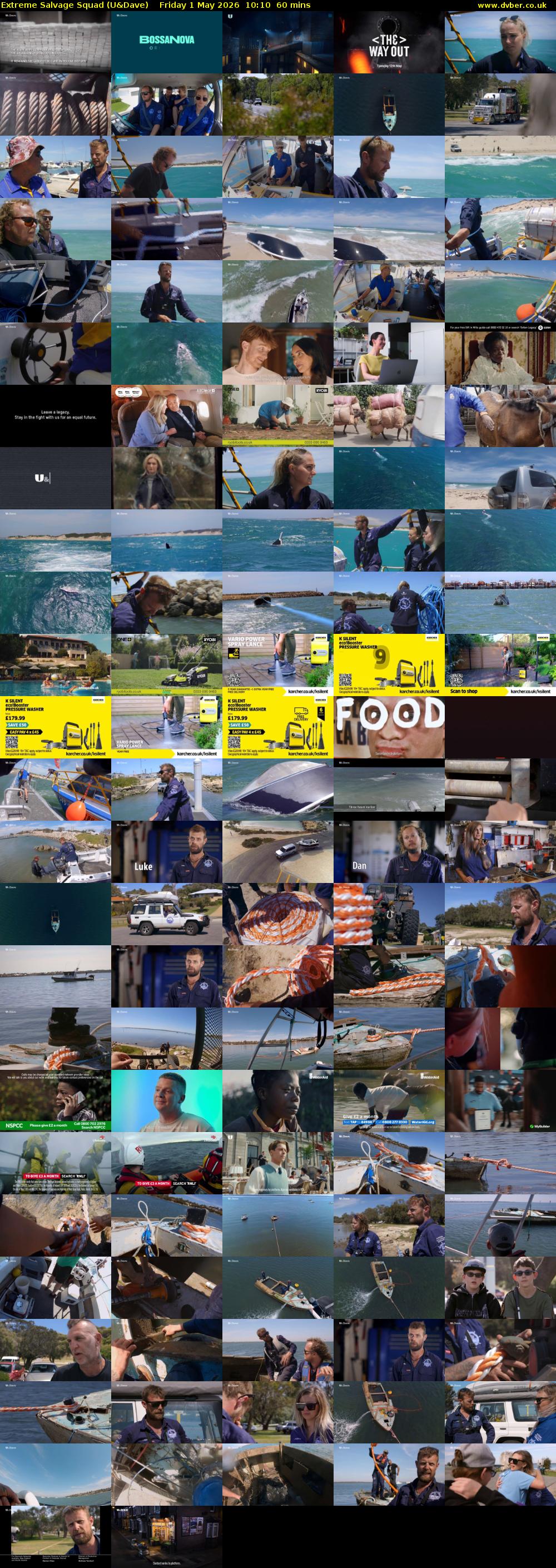 Extreme Salvage Squad (U&Dave) Friday 1 May 2026 10:10 - 11:10
