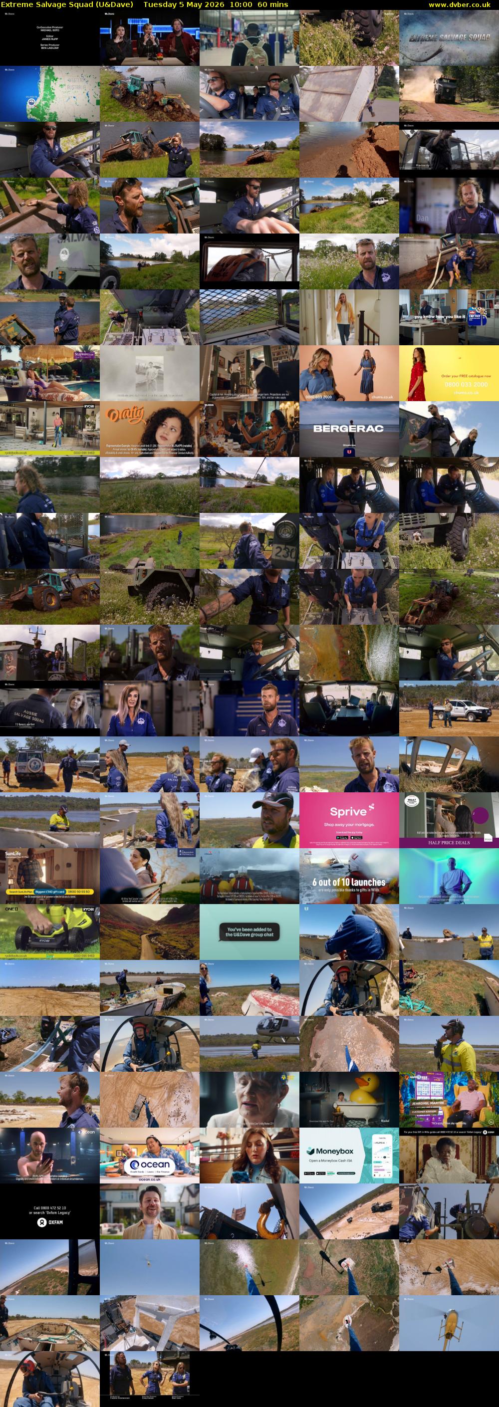 Extreme Salvage Squad (U&Dave) Tuesday 5 May 2026 10:00 - 11:00
