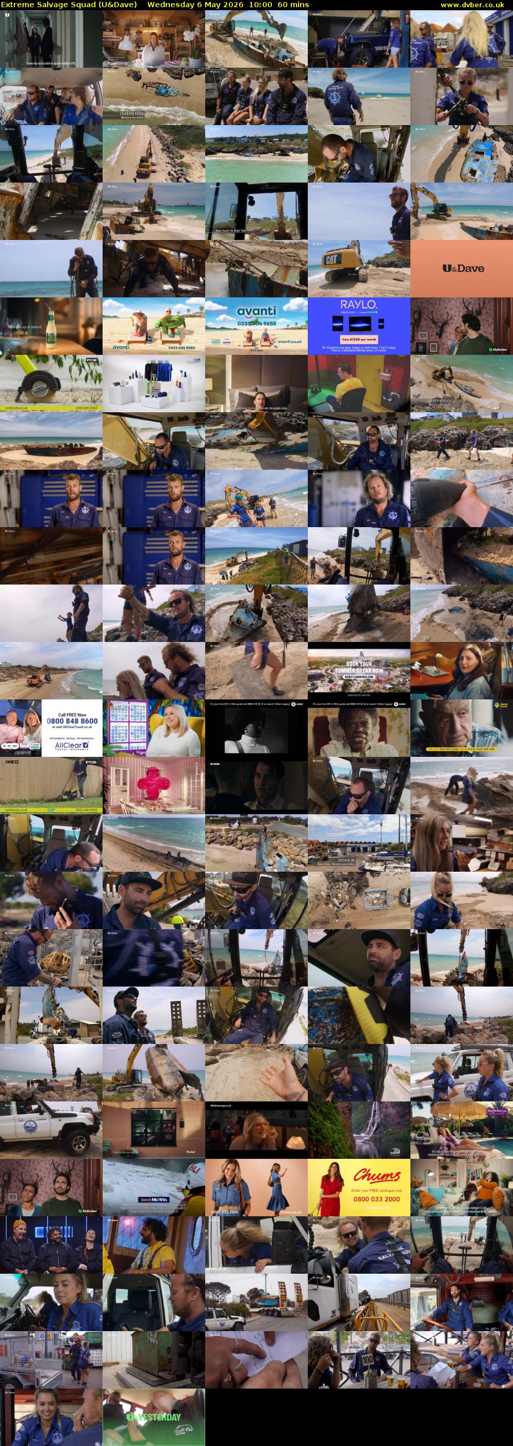 Extreme Salvage Squad (U&Dave) Wednesday 6 May 2026 10:00 - 11:00