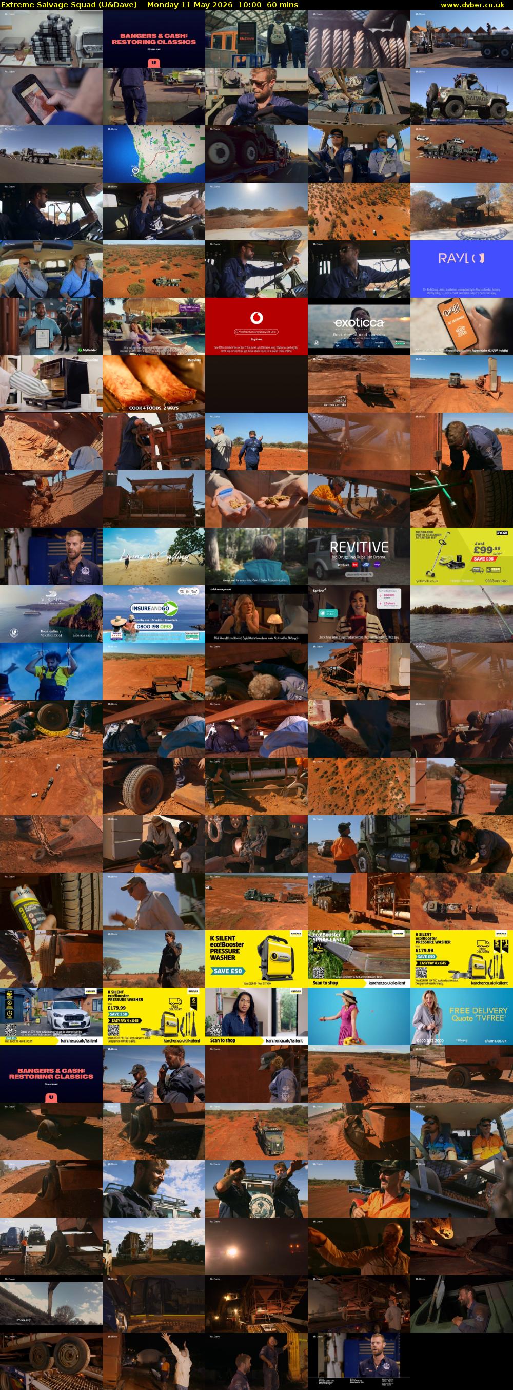 Extreme Salvage Squad (U&Dave) Monday 11 May 2026 10:00 - 11:00