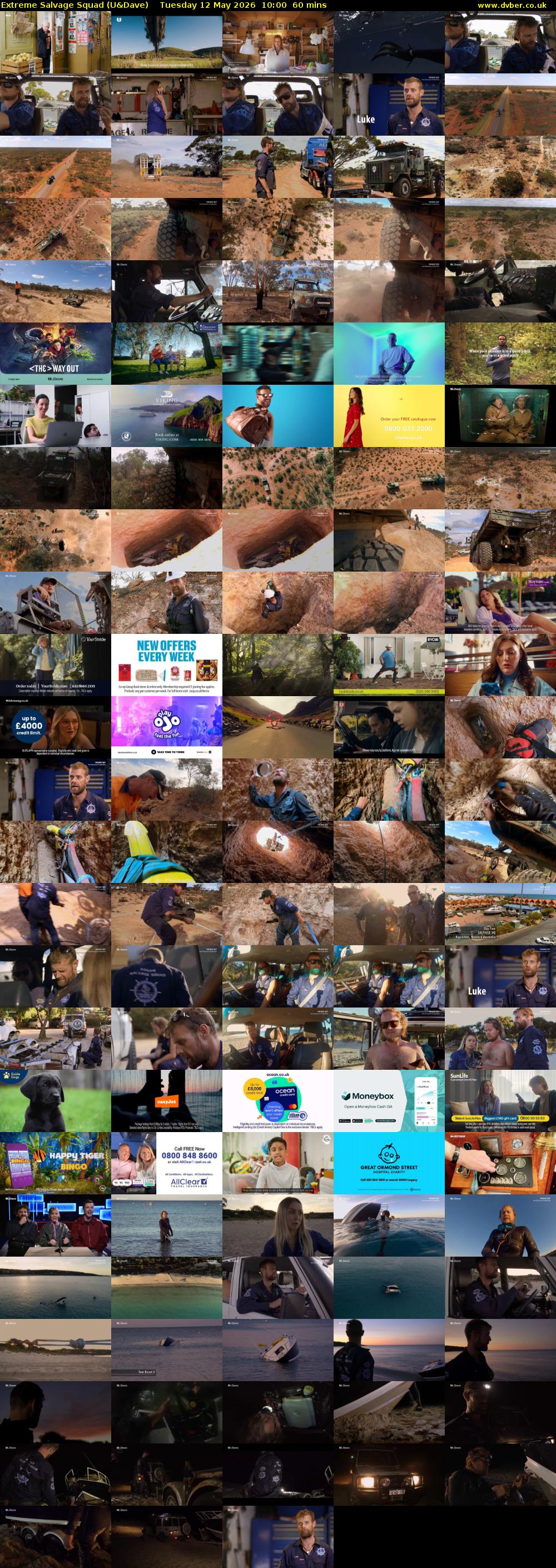 Extreme Salvage Squad (U&Dave) Tuesday 12 May 2026 10:00 - 11:00