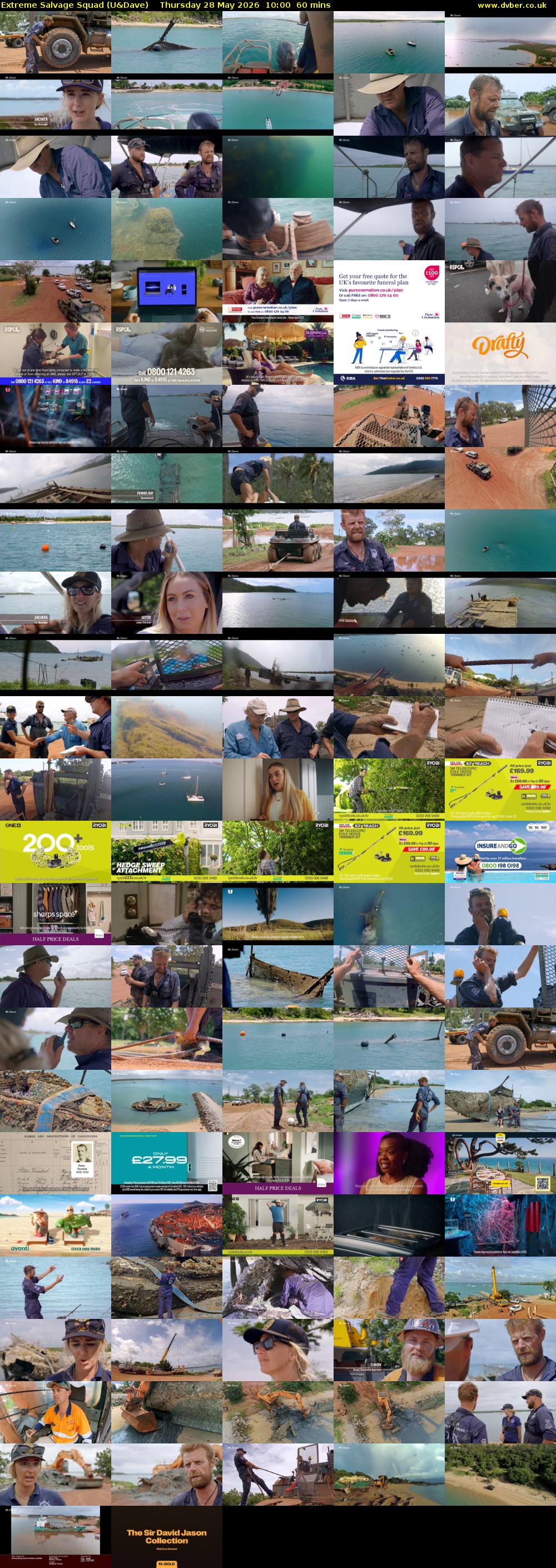 Extreme Salvage Squad (U&Dave) Thursday 28 May 2026 10:00 - 11:00