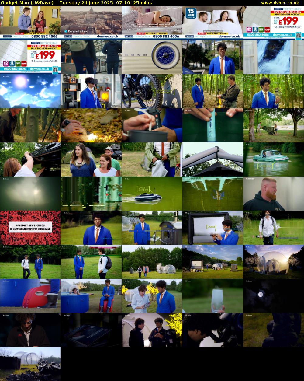 Gadget Man (U&Dave) Tuesday 24 June 2025 07:10 - 07:35