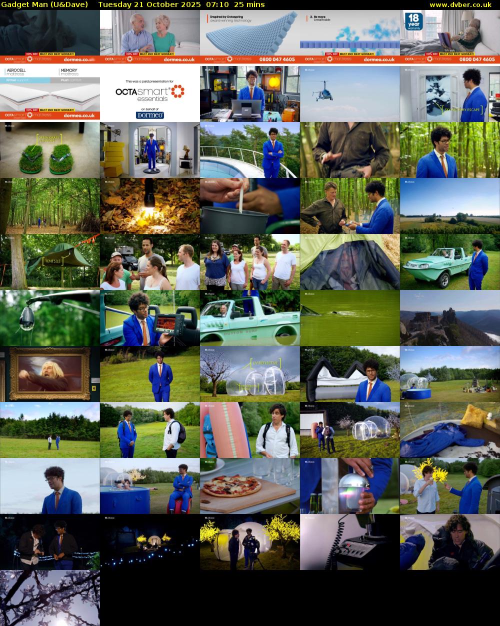 Gadget Man (U&Dave) Tuesday 21 October 2025 07:10 - 07:35