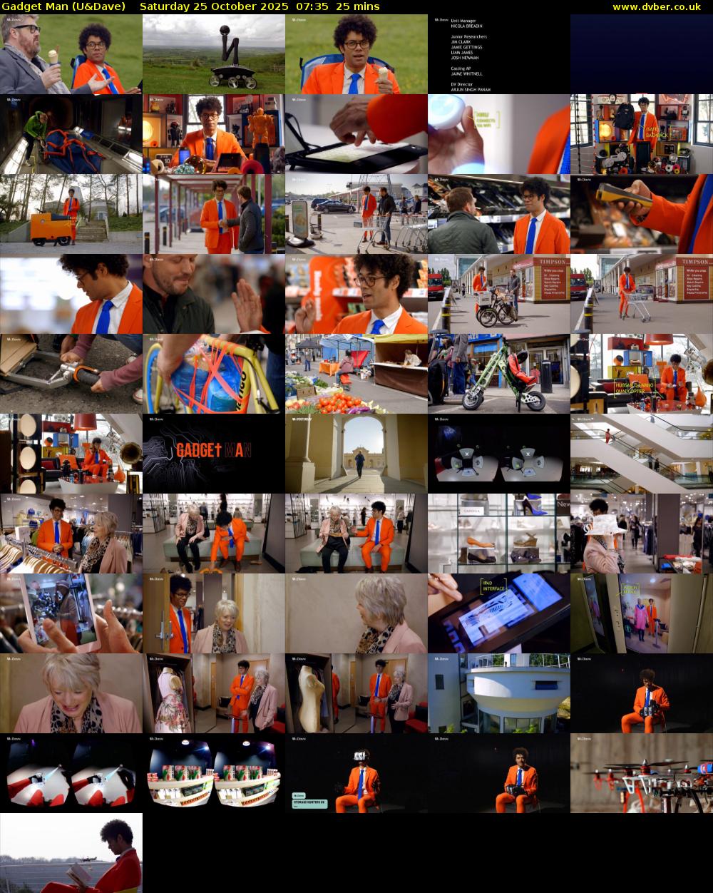 Gadget Man (U&Dave) Saturday 25 October 2025 07:35 - 08:00