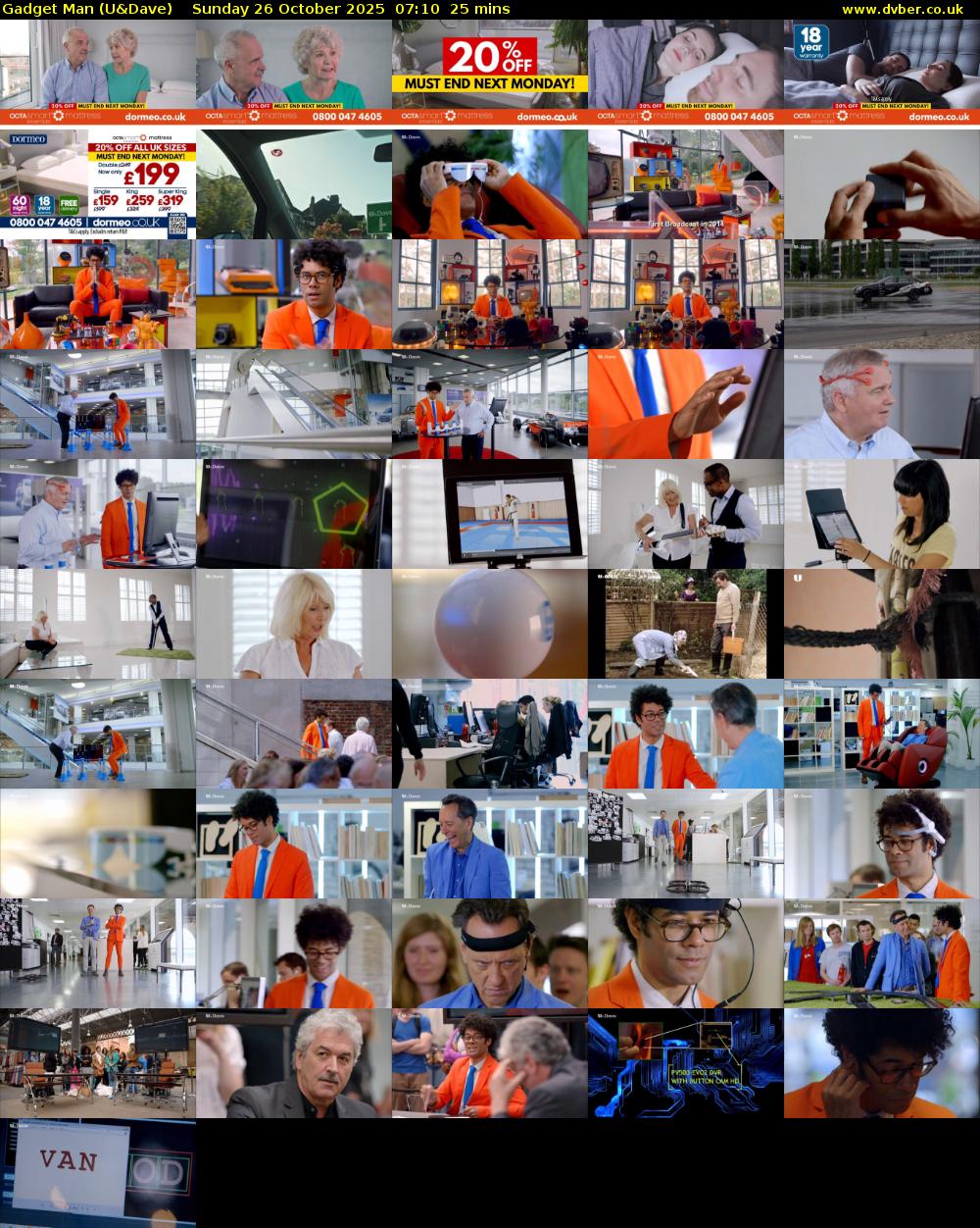 Gadget Man (U&Dave) Sunday 26 October 2025 07:10 - 07:35