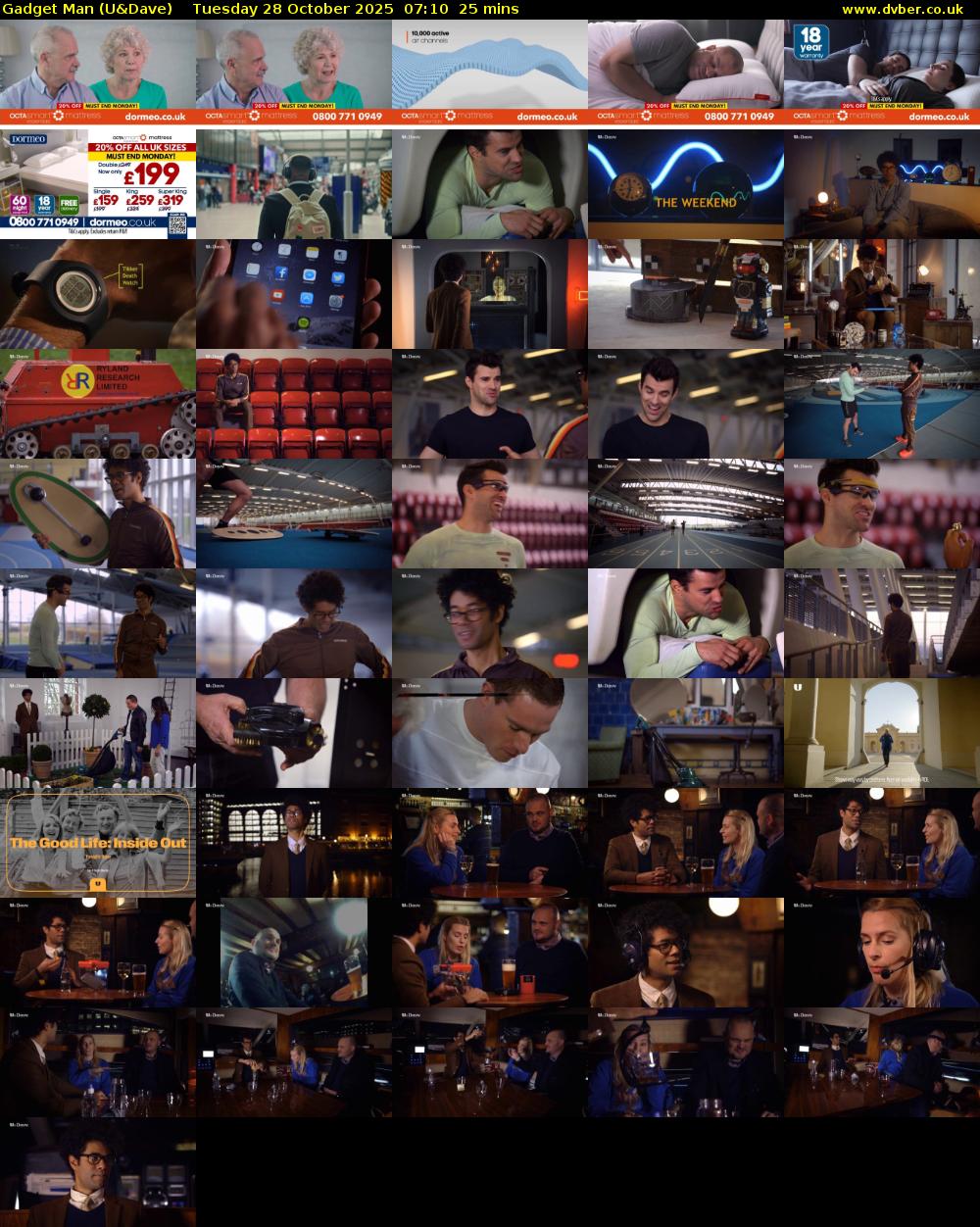 Gadget Man (U&Dave) Tuesday 28 October 2025 07:10 - 07:35