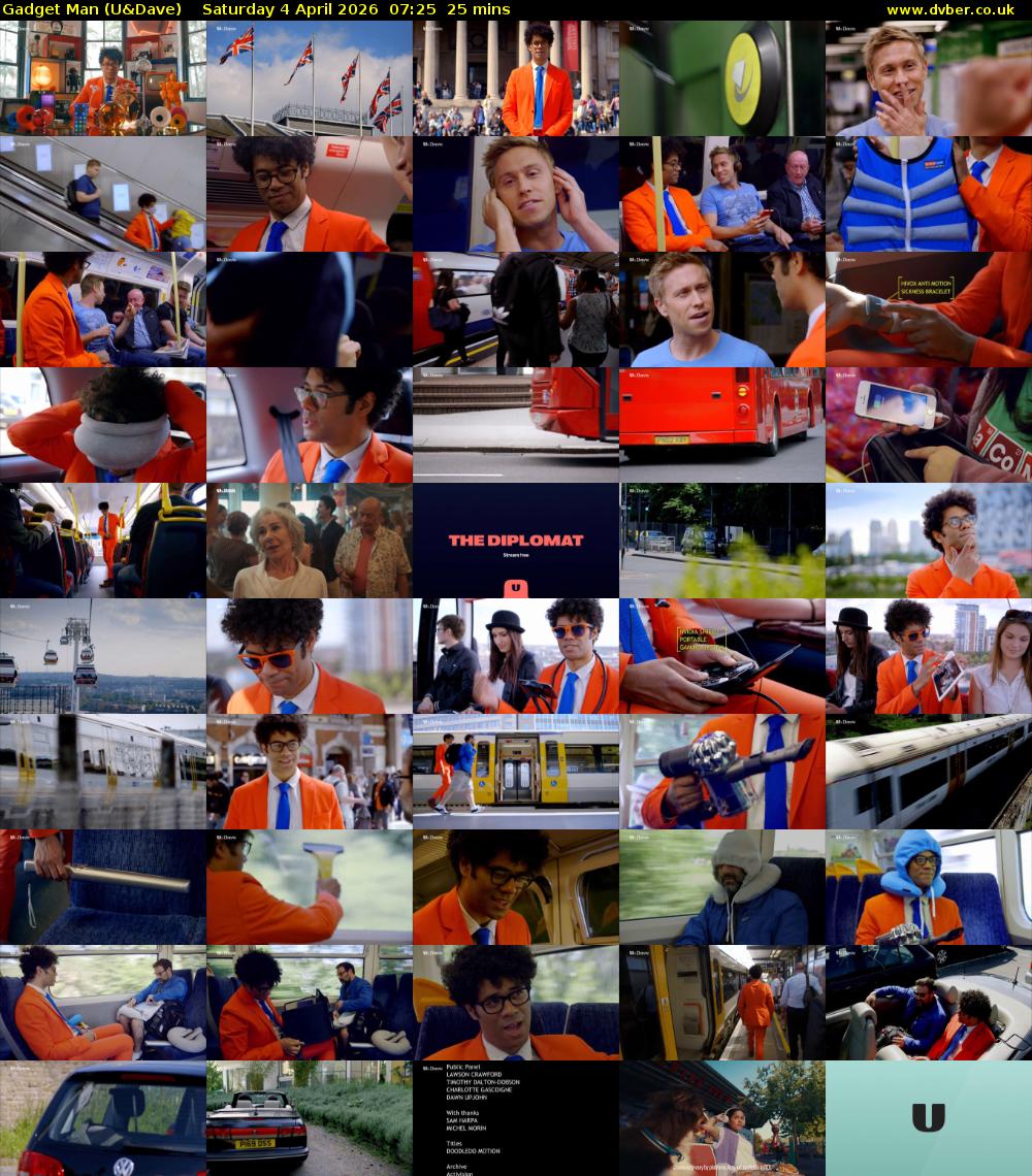Gadget Man (U&Dave) Saturday 4 April 2026 07:25 - 07:50