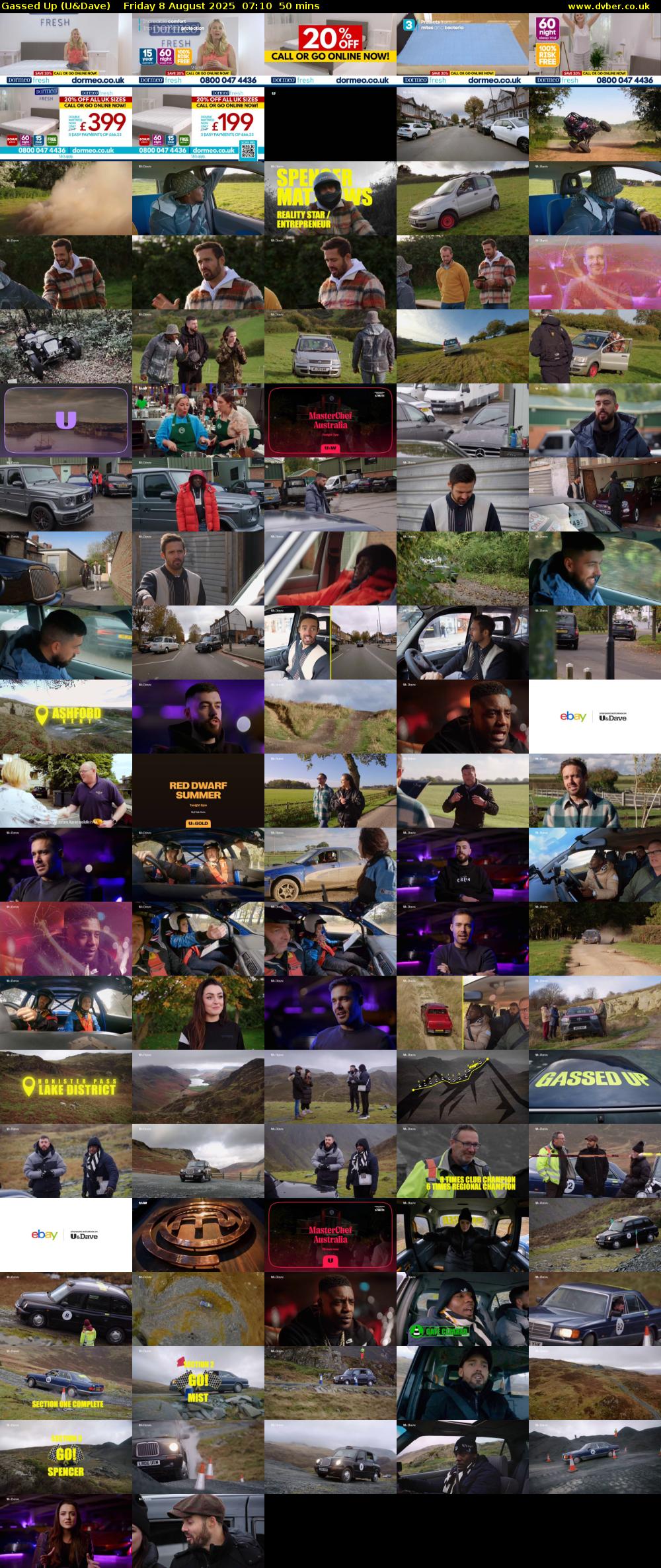 Gassed Up (U&Dave) Friday 8 August 2025 07:10 - 08:00