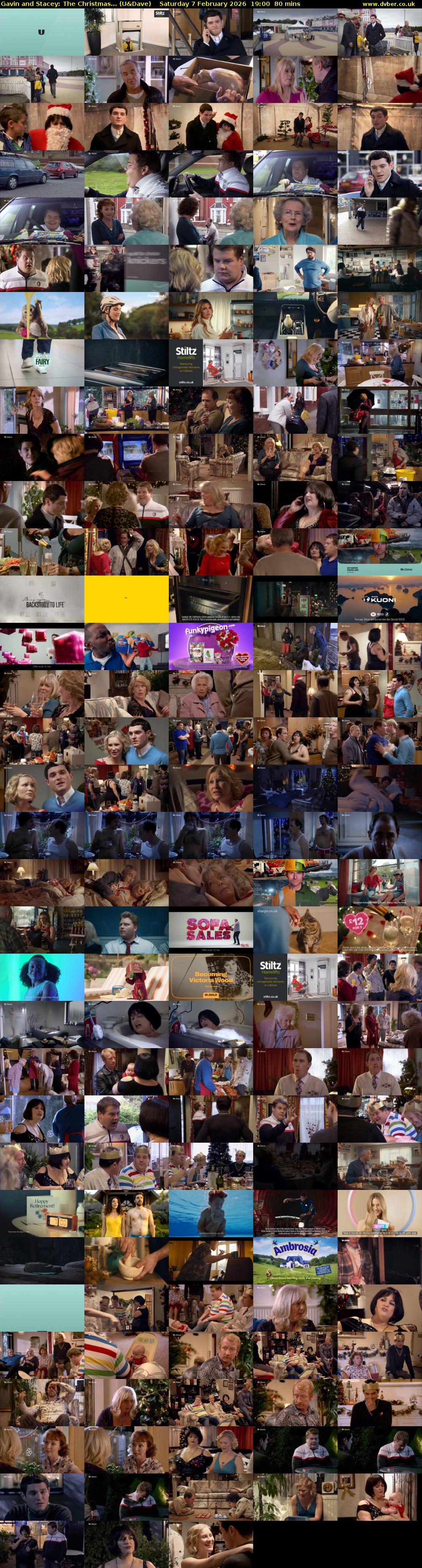 Gavin and Stacey: The Christmas... (U&Dave) Saturday 7 February 2026 19:00 - 20:20