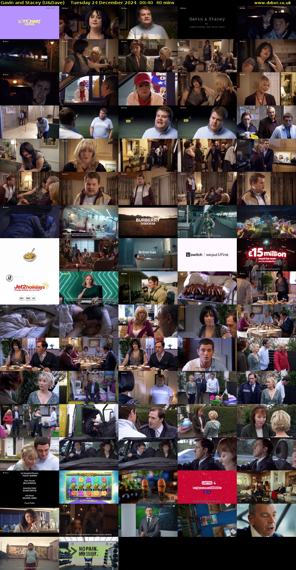 Gavin and Stacey (U&Dave) Tuesday 24 December 2024 00:40 - 01:20
