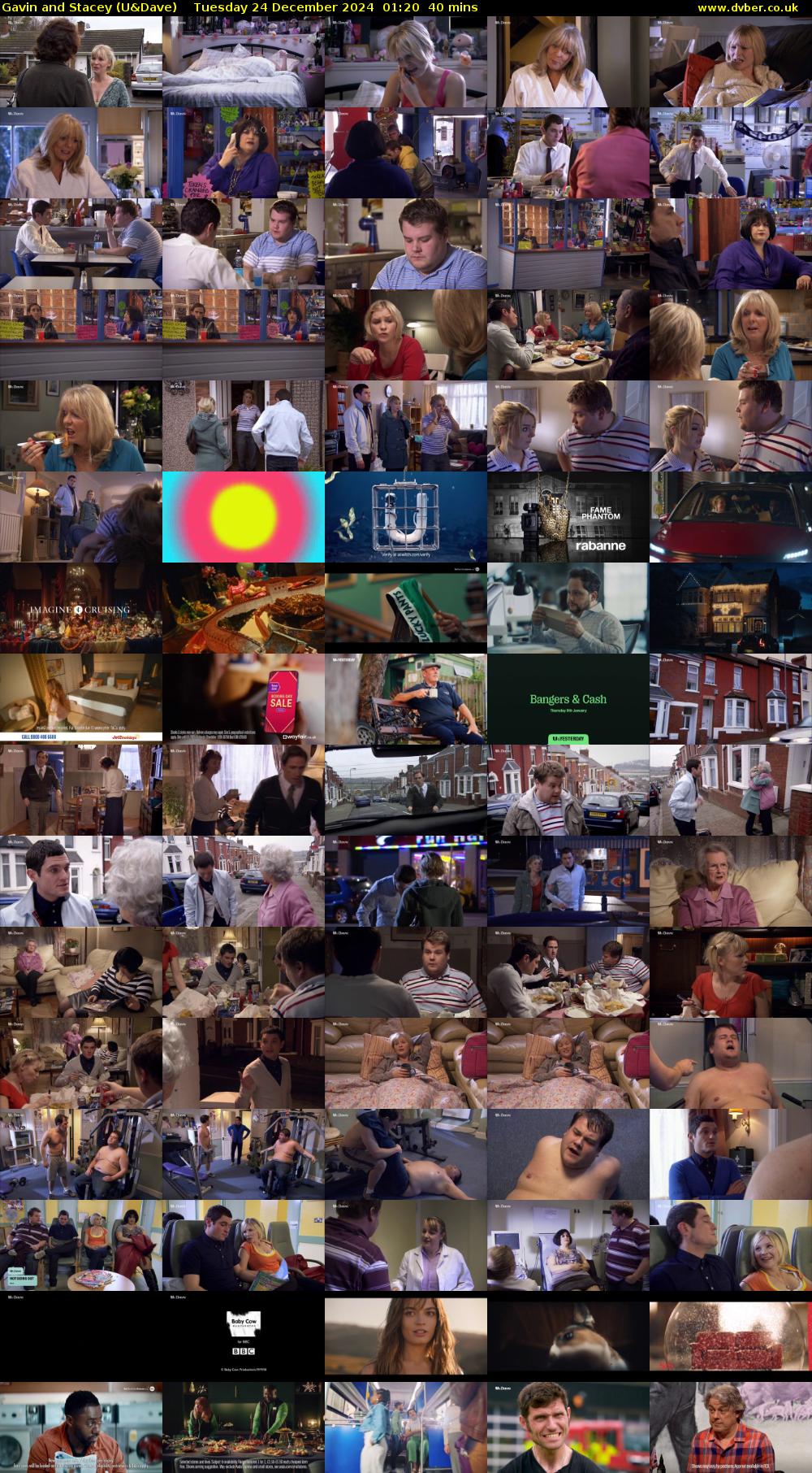Gavin and Stacey (U&Dave) Tuesday 24 December 2024 01:20 - 02:00