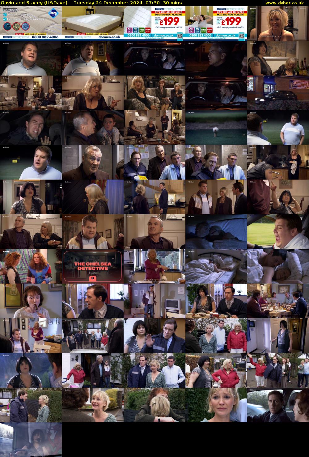 Gavin and Stacey (U&Dave) Tuesday 24 December 2024 07:30 - 08:00