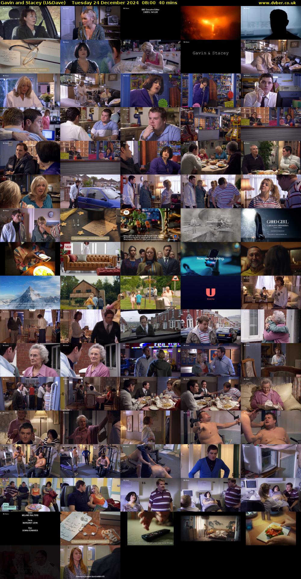 Gavin and Stacey (U&Dave) Tuesday 24 December 2024 08:00 - 08:40