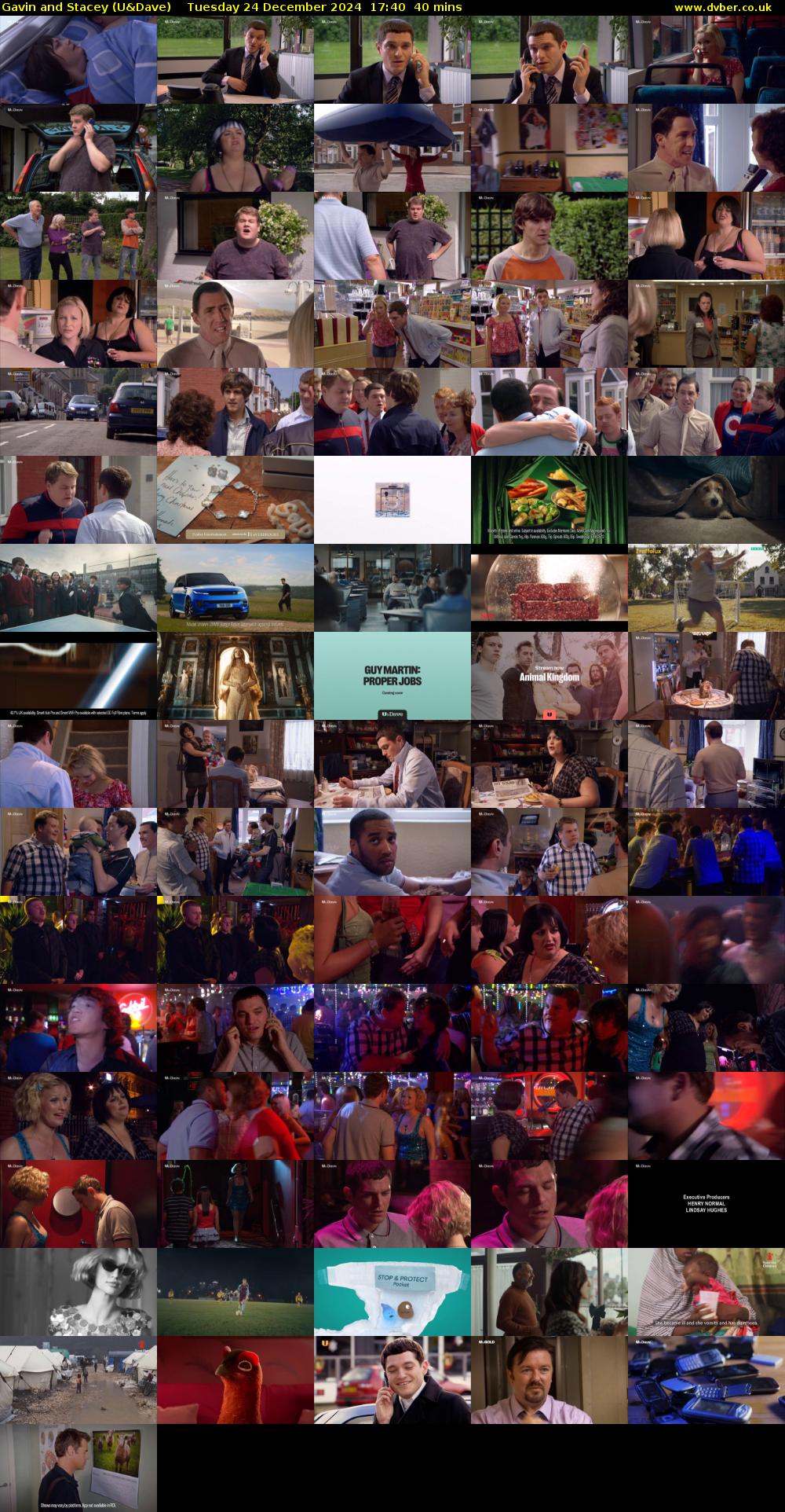 Gavin and Stacey (U&Dave) Tuesday 24 December 2024 17:40 - 18:20
