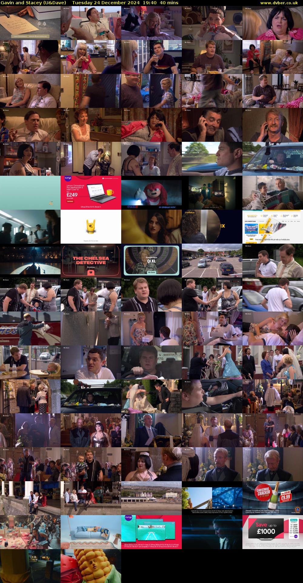Gavin and Stacey (U&Dave) Tuesday 24 December 2024 19:40 - 20:20