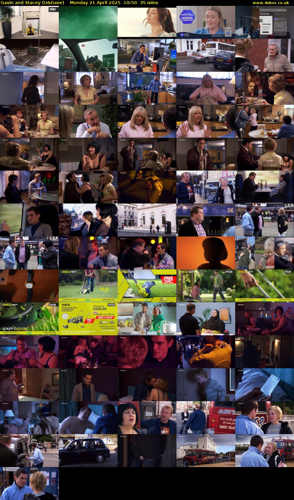 Gavin and Stacey (U&Dave) Monday 21 April 2025 10:50 - 11:25