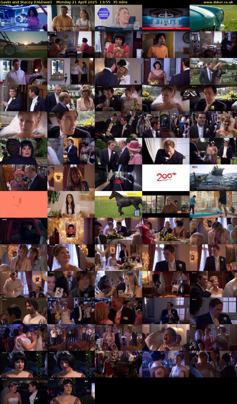 Gavin and Stacey (U&Dave) Monday 21 April 2025 13:55 - 14:30